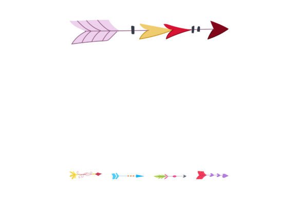 Download Decorative Boho Arrows Dividing Lines Se - Boho arrows Collection