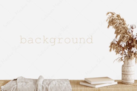 Download Mockup, Boho Interior Background - Interior background Collection