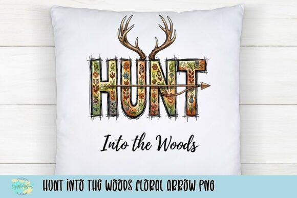 Download Hunt into the Woods Floral Arrow PNG - Premium Bundle