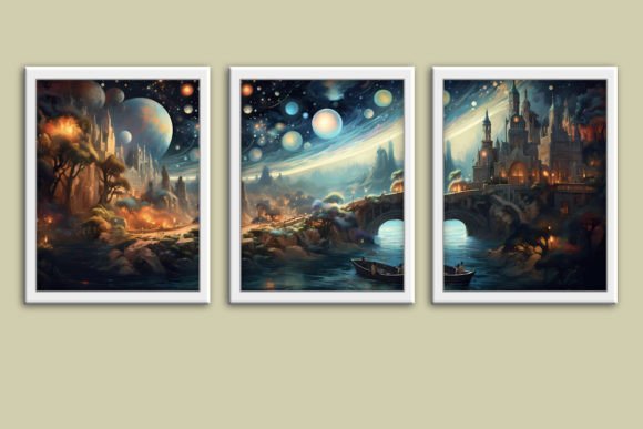 Download Celestial Fantasy 3 Wall Art Printables - Fantasy Collection