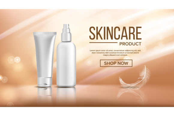 Download Cosmetic Bottle Advertising Vector. - Advertising Collection