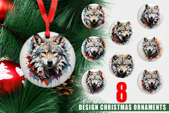 Download Ornament 3D Wolf Painting - Wolf painting Collection